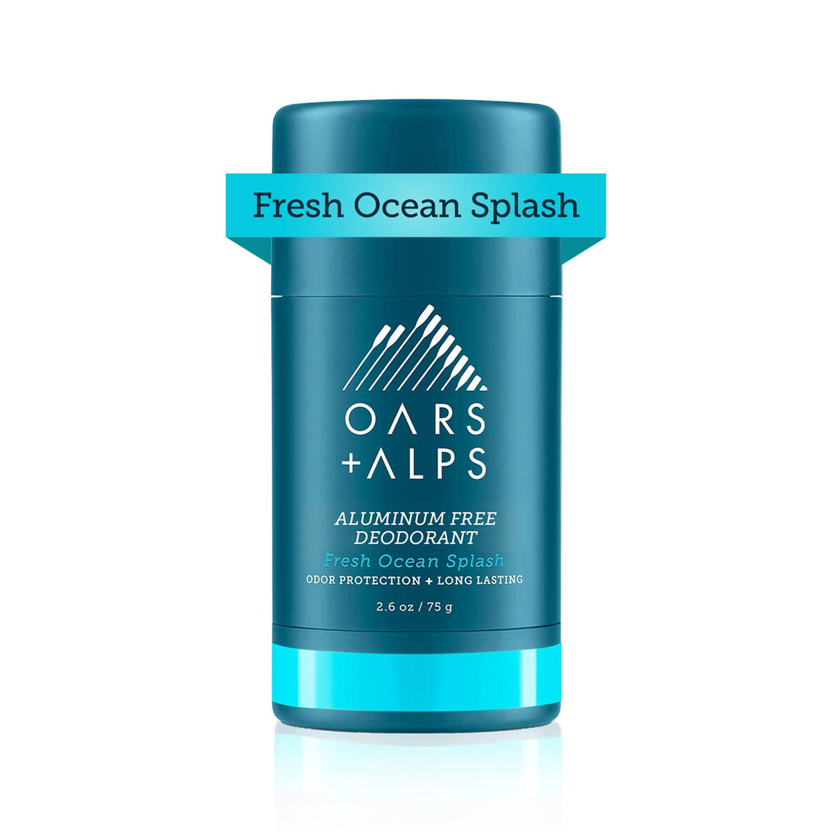 Oars Alps Deodorant Fresh Ocean Splash Clear Aluminum-Free