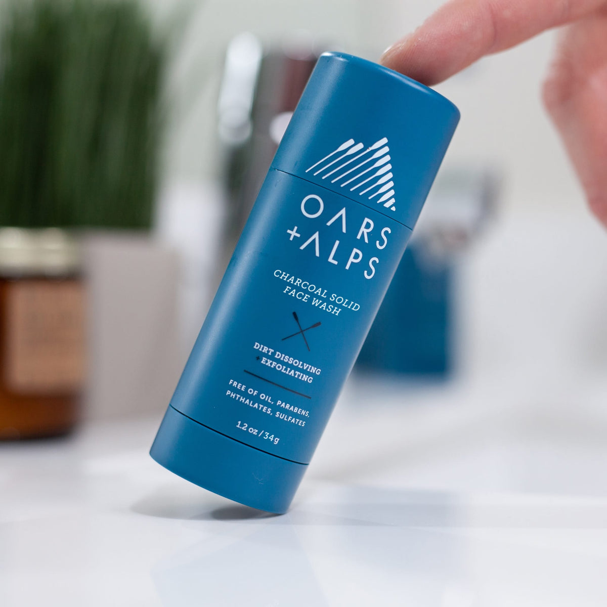 Charcoal Face Wash Stick | Solid Charcoal Cleanser for Men