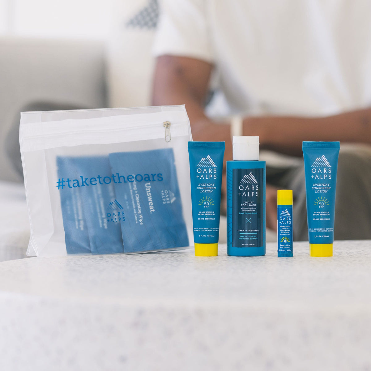 Summer Travel Essentials: Sunscreen & Cleansing Wipes | Oars + Alps