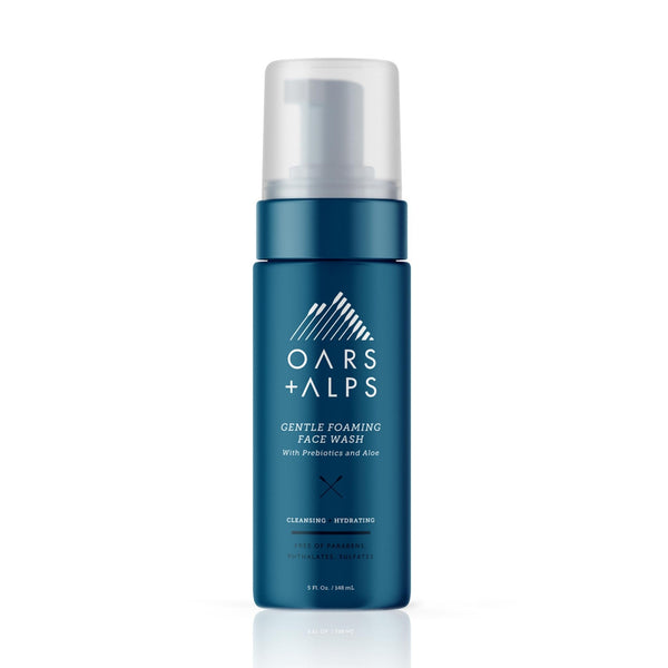 mens gentle foaming face wash