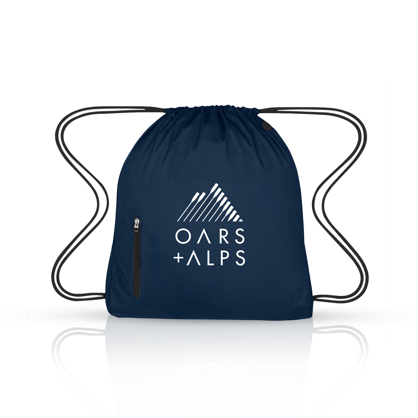 oars and alps drawstring bag