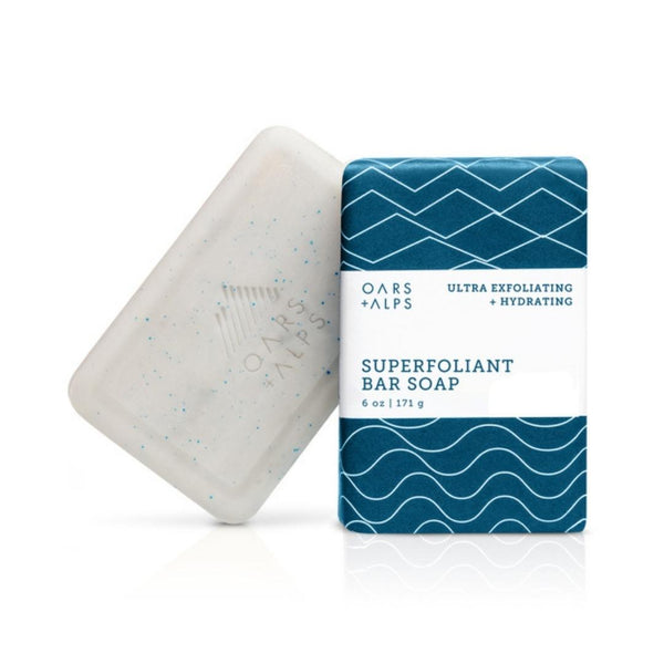 exfoliating men's bar soap