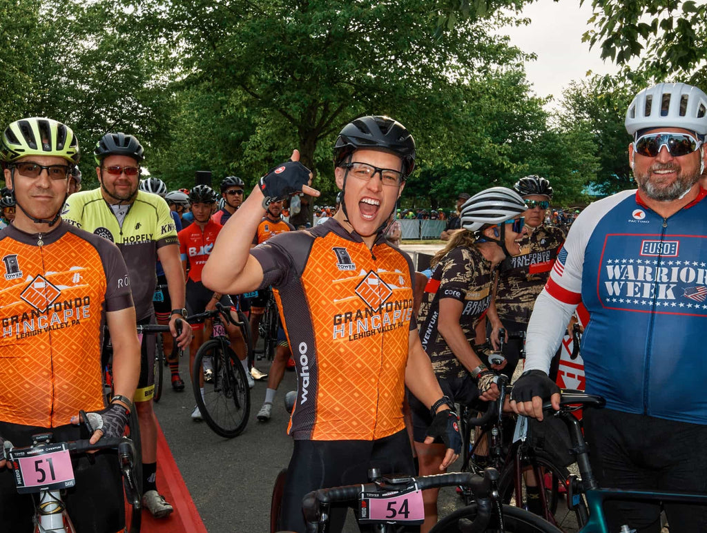 Matt Wilpers Having Fun and Smiling During Fitness Cycling Race