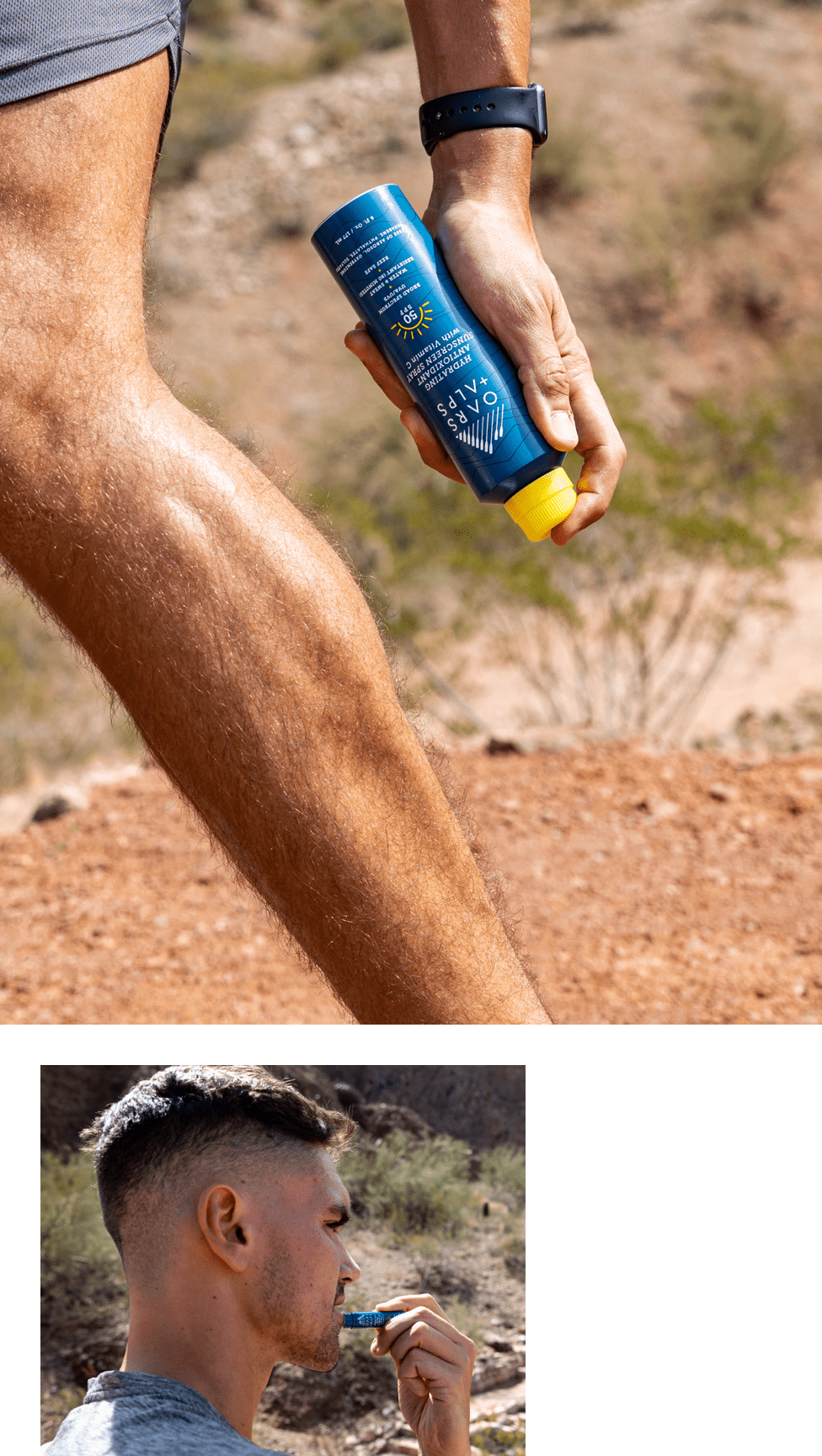 Ingredients List for The Oars + Alps Sunscreen Products