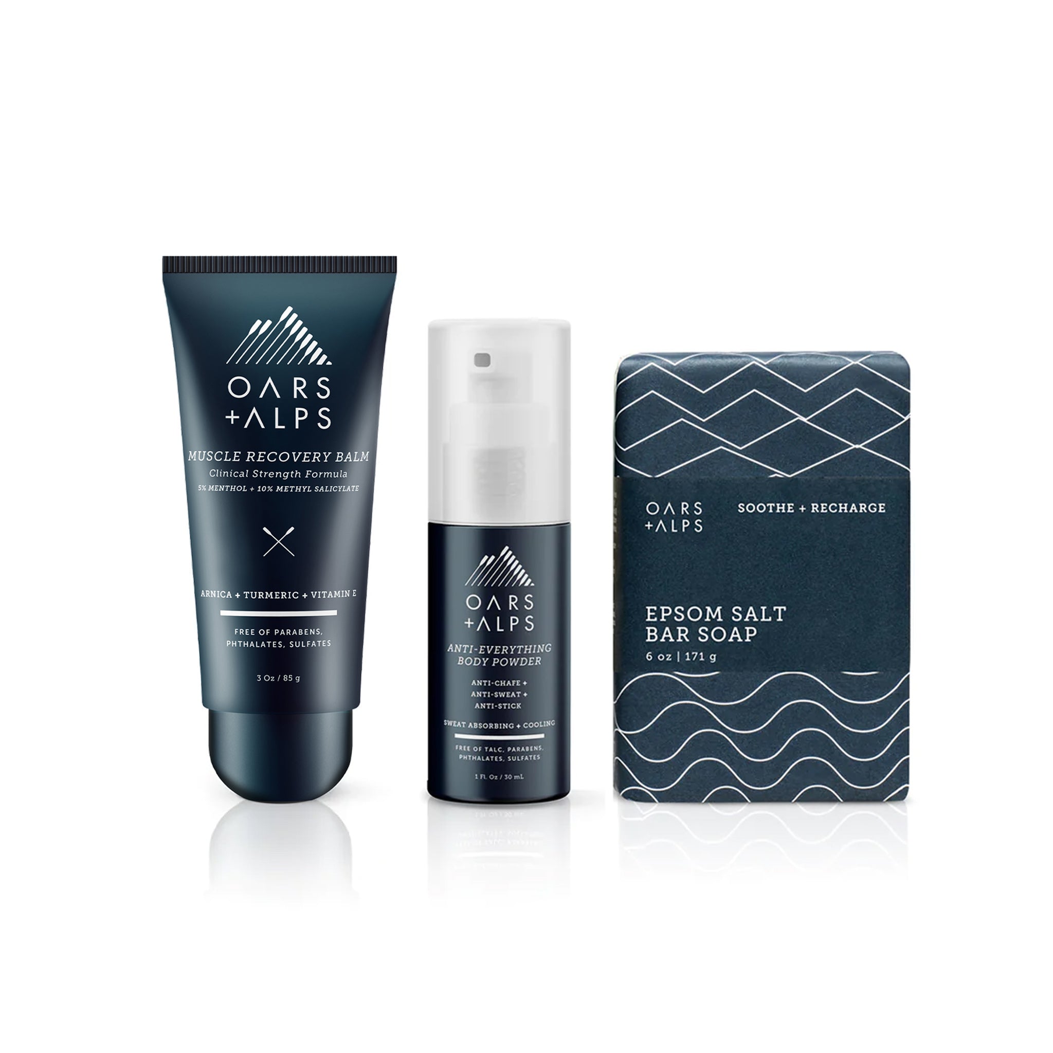 athlete recovery skin care kit