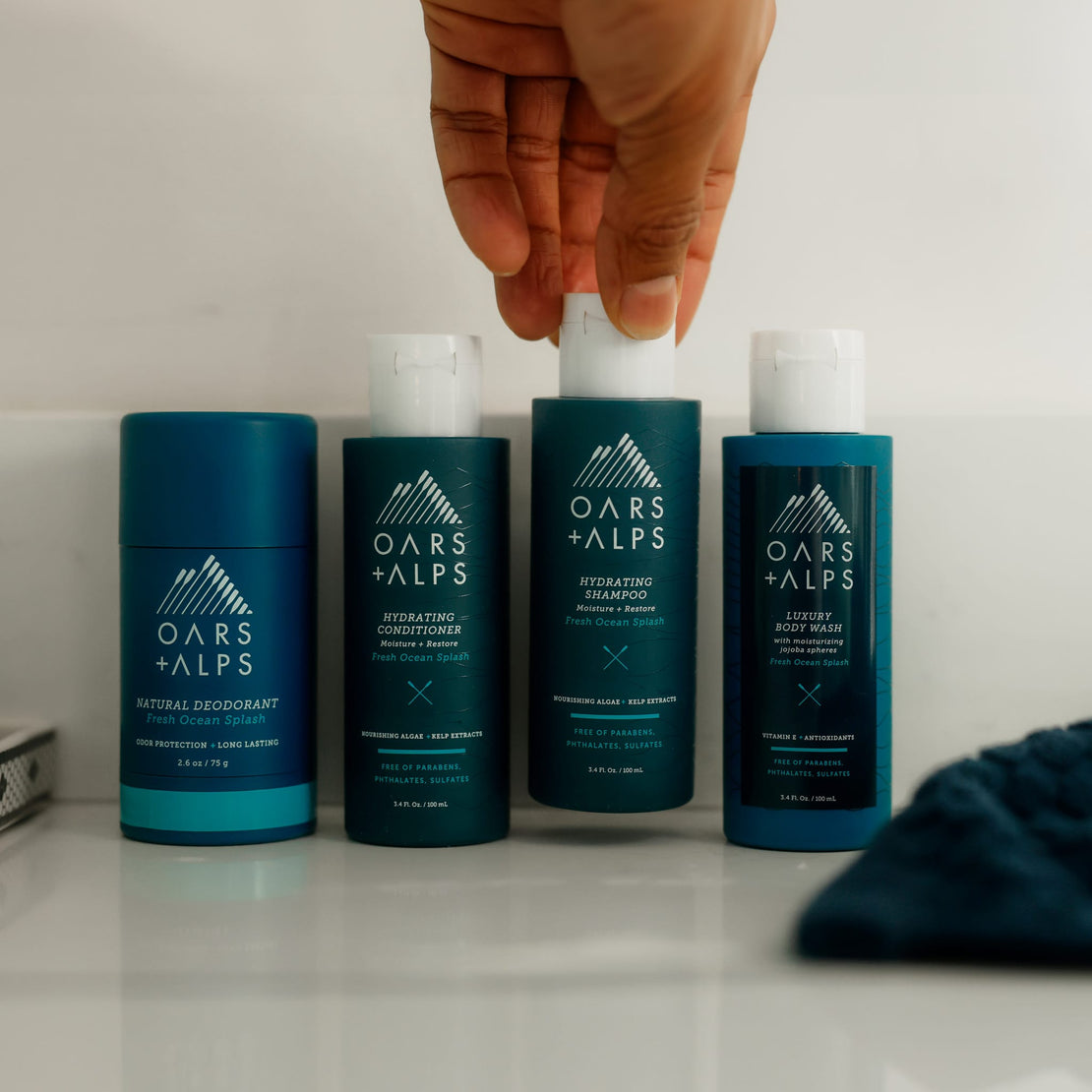 Travel Kit: Travel Shampoo, Conditioner, Body Wash + Deodorant