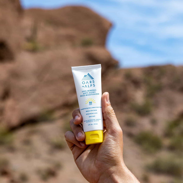 Mineral Sunscreen Face Moisturizer with SPF Oars Alps
