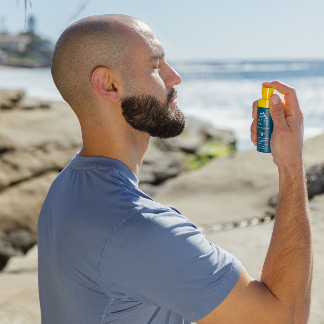 SPF Spray for Scalp + Face | SPF 35 Sunscreen Spray for Scalp
