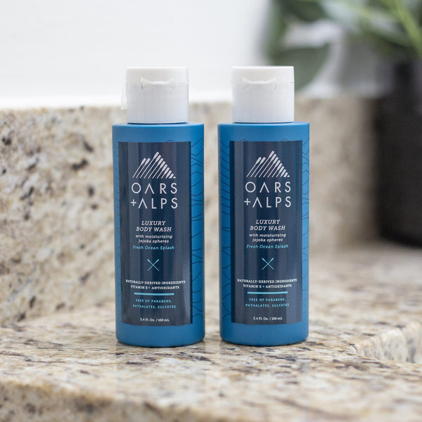 Men's Travel Size Body Wash Duo Fresh Ocean Splash Scent