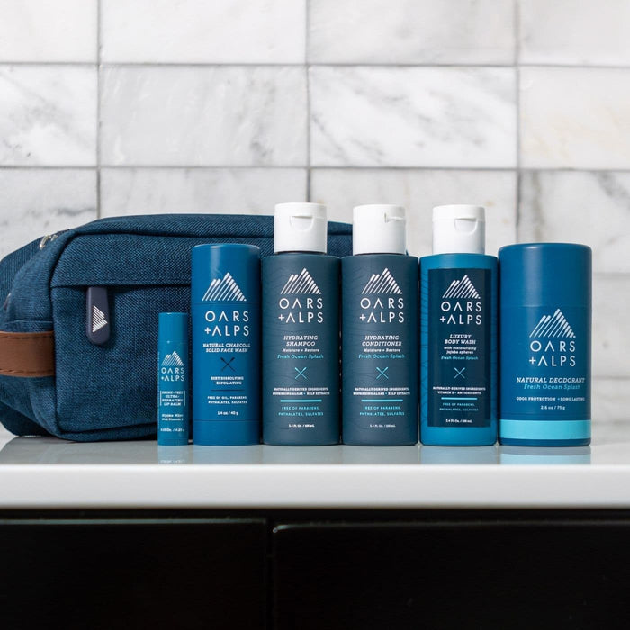 Men's Skincare Gift Set Men's Shower Kit Oars + Alps