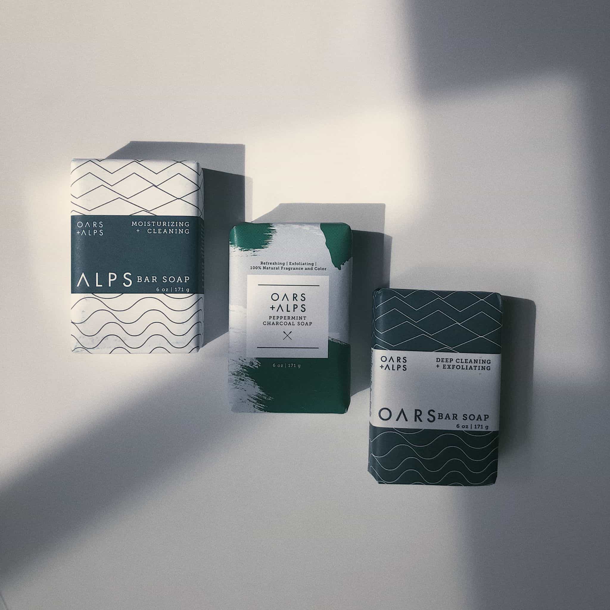 Oars + Alps Bar Soap, Fresh Ocean Scent - 6 oz