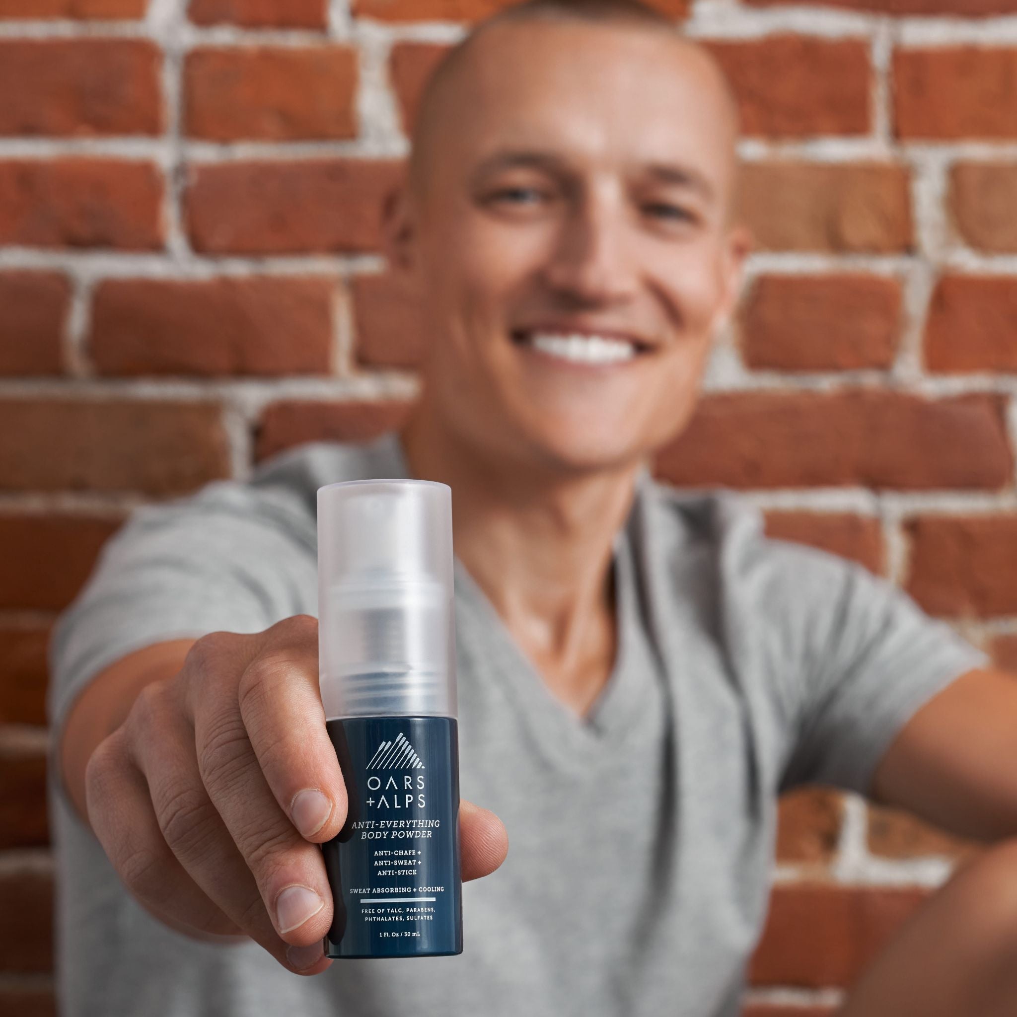 Body Chafing Men's Body Powder | Anti-Sweat & Chafing Powder | Oars + Alps