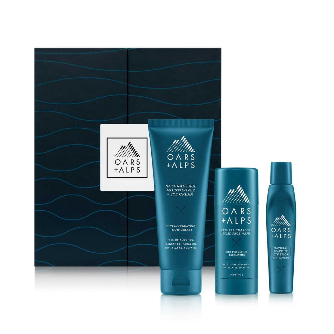 Men's Facial Care Kit Skin Care Gift Set Oars + Alps